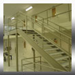 Detention center stairwells and mezzanine